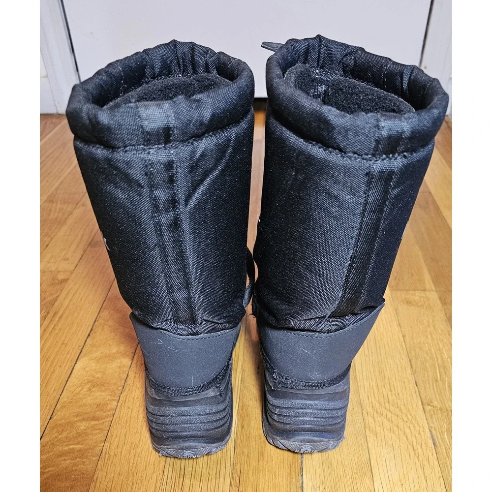 Kamik Rocket Waterproof Winter Lined Snow Boots Black Boys Youth Size 5